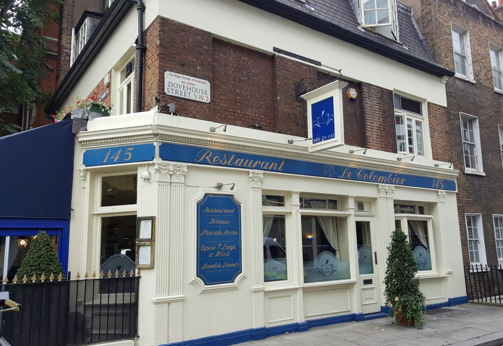 The Chelsea Society | Le Colombier Restaurant